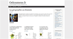 Desktop Screenshot of oekoumene.fr